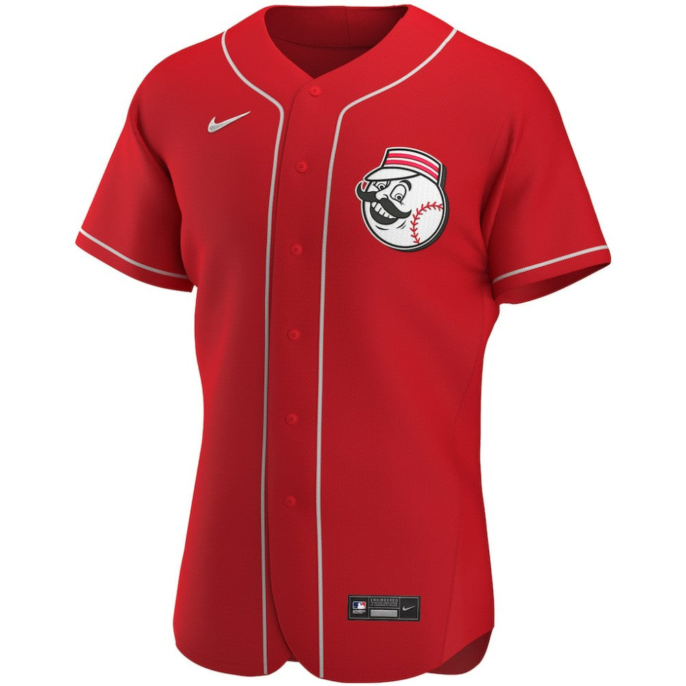 Cincinnati Reds Nike Alternate Authentic Team Logo Jersey - Scarlet - Nike on Sale