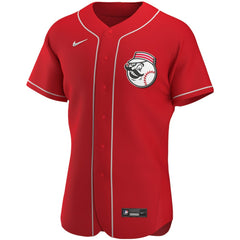 Cincinnati Reds Nike Alternate Authentic Team Logo Jersey - Scarlet - Nike on Sale