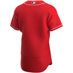 Cincinnati Reds Nike Alternate Authentic Team Logo Jersey - Scarlet - Nike on Sale