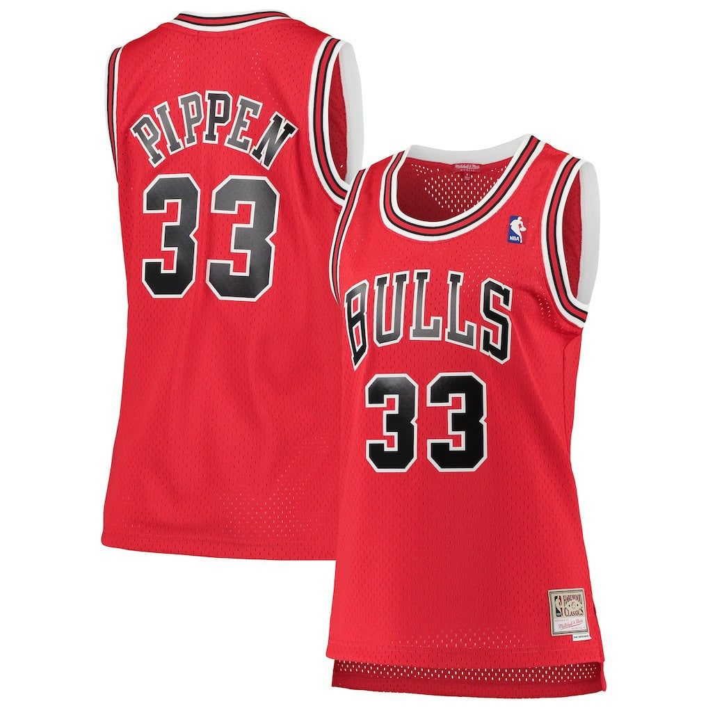 Scottie Pippen Chicago Bulls Women's 1997/98 Hardwood Classics Swingman Jersey for sale Red | Mitchell & Ness Near Me