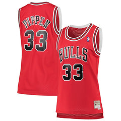 Scottie Pippen Chicago Bulls Women's 1997/98 Hardwood Classics Swingman Jersey for sale Red | Mitchell & Ness Near Me
