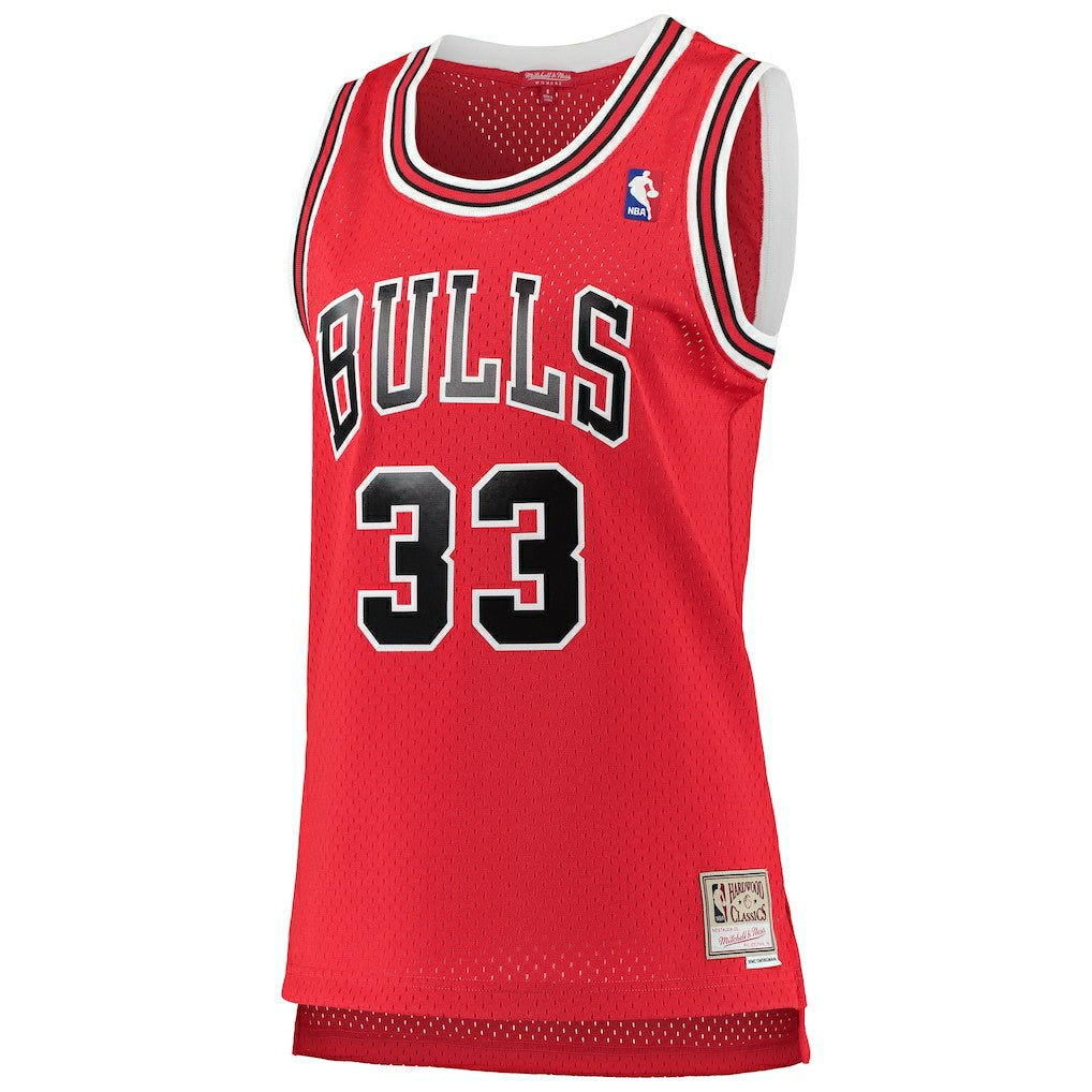 Scottie Pippen Chicago Bulls Women's 1997/98 Hardwood Classics Swingman Jersey for sale Red | Mitchell & Ness Near Me