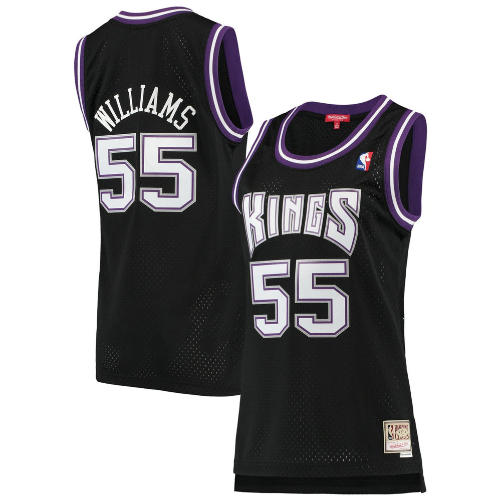 Jason Williams Sacramento Kings Women's 2000/01 Hardwood Classics Swingman Jersey Black | Mitchell & Ness US