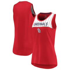 St. Louis Cardinals Majestic Women's Break From Tradition Tank Top  - Red - MLB Discount