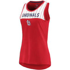 St. Louis Cardinals Majestic Women's Break From Tradition Tank Top  - Red - MLB Discount