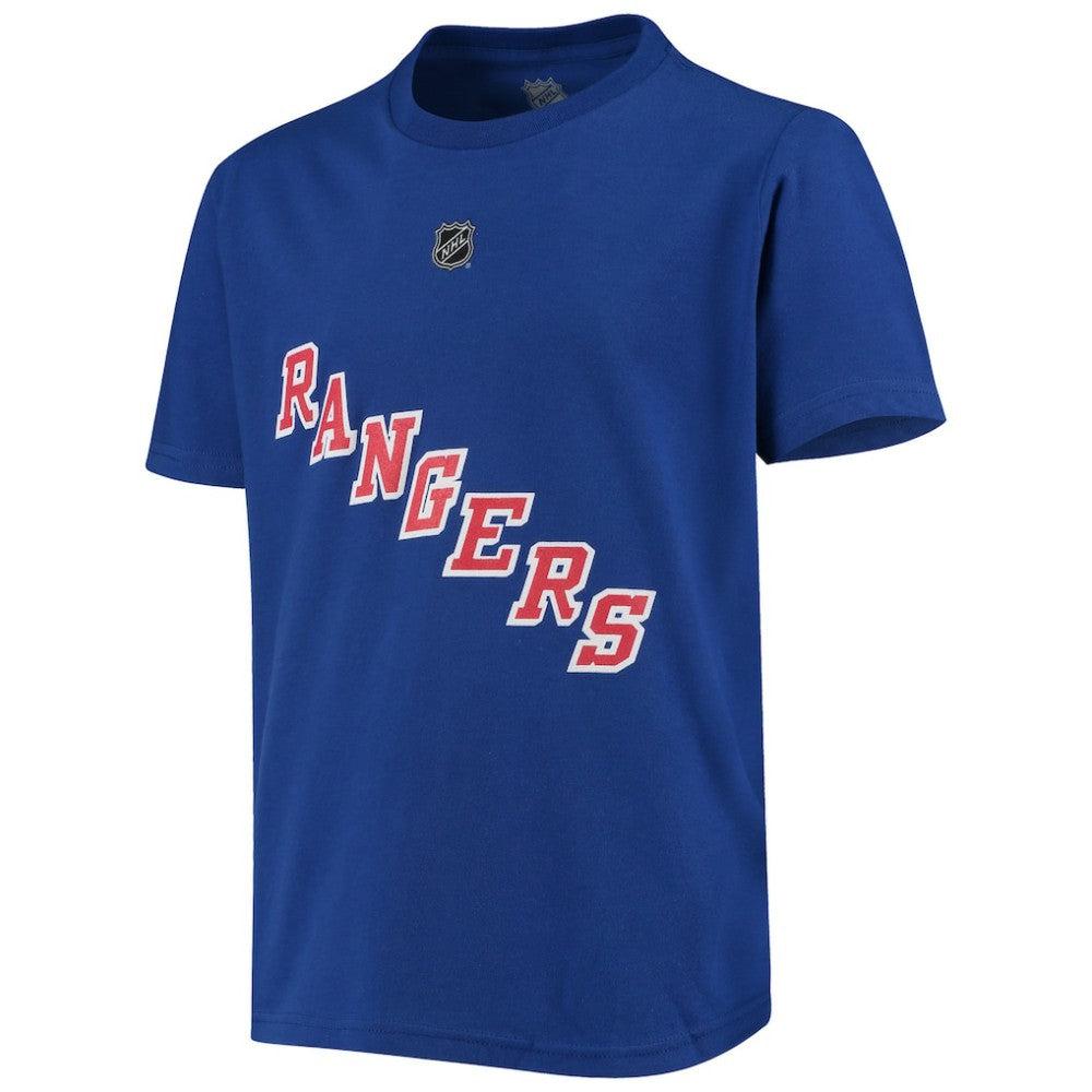 Mika Zibanejad New York Rangers Youth Player Name & Number T-Shirt - Blue - NHL 3789171