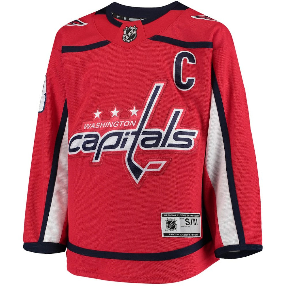 Alexander Ovechkin Washington Capitals Youth Home Premier Player Jersey - Red - NHL 3791526