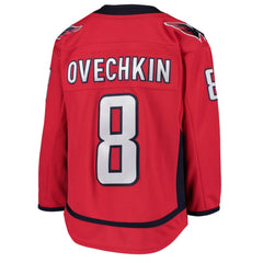 Alexander Ovechkin Washington Capitals Youth Home Premier Player Jersey - Red - NHL 3791526