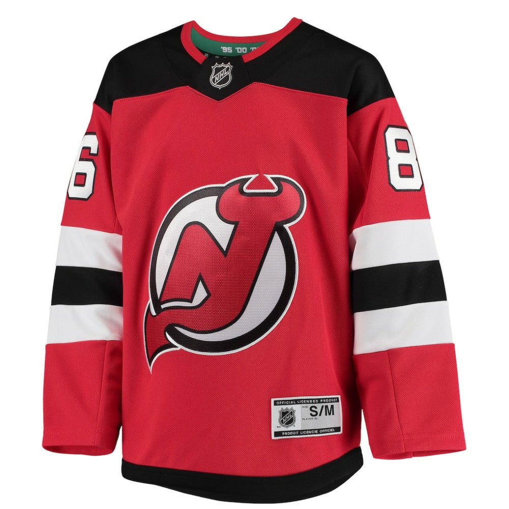 Jack Hughes New Jersey Devils Youth Home Premier Player Jersey - Red - NHL 3791527