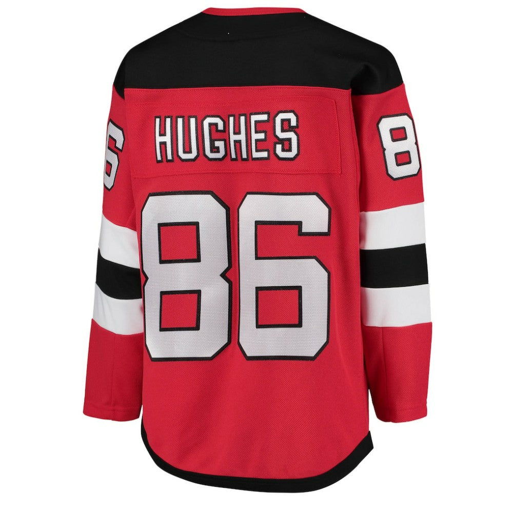 Jack Hughes New Jersey Devils Youth Home Premier Player Jersey - Red - NHL 3791527