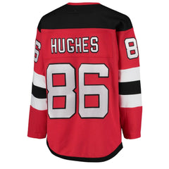 Jack Hughes New Jersey Devils Youth Home Premier Player Jersey - Red - NHL 3791527