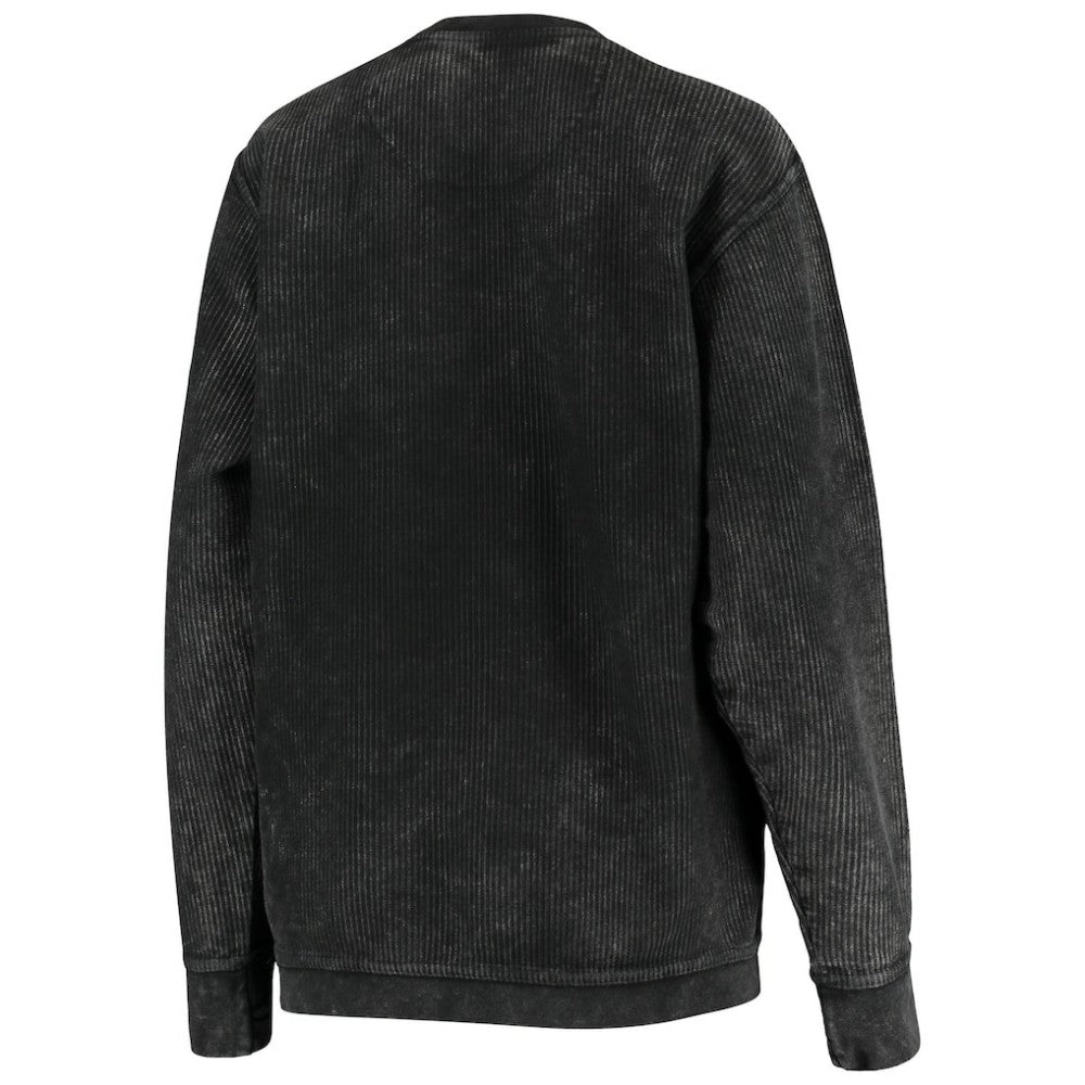 Chicago White Sox G-III 4Her by Carl Banks Women's Comfy Cord Pullover Sweatshirt - Black - MLB Lifestyle