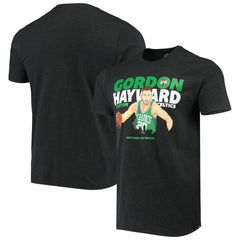 Gordon Hayward Boston Celtics '47 Player Graphic T-Shirt Heathered Black | 47 brand discount