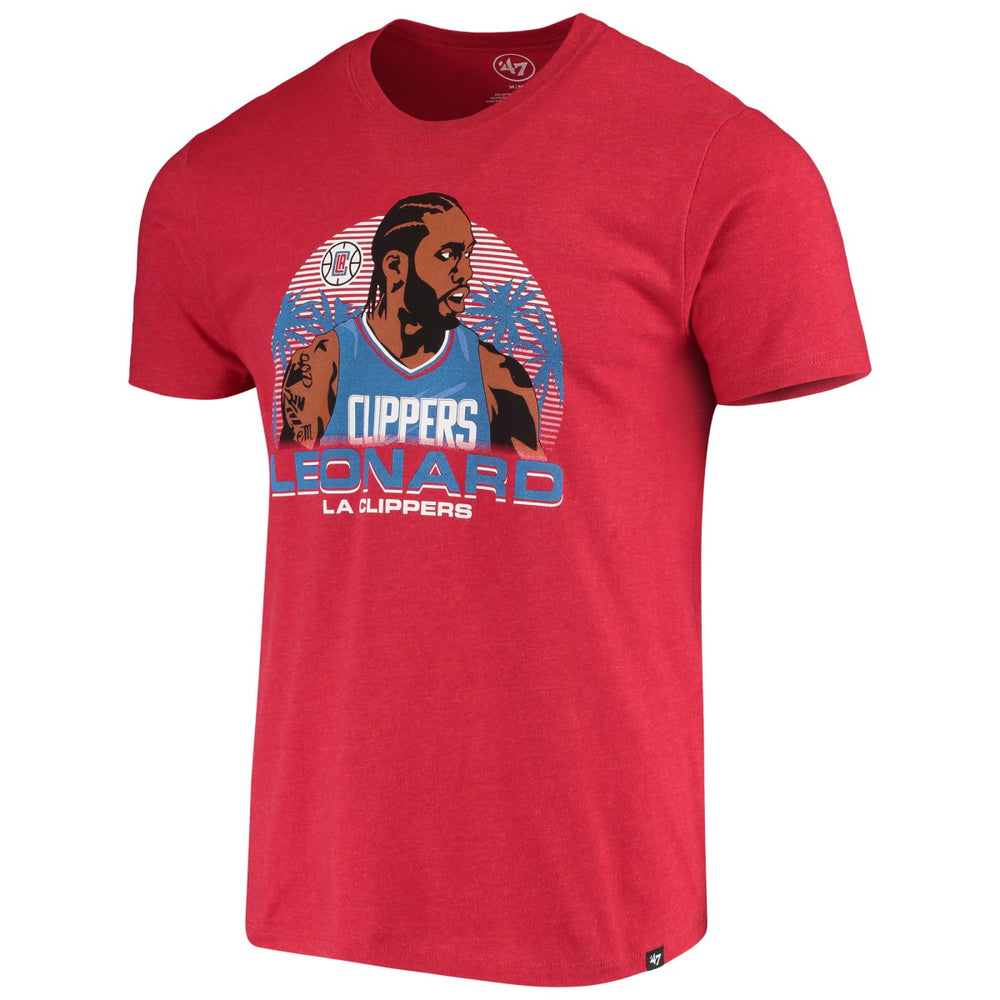 Kawhi Leonard LA Clippers '47 Player Graphic T-Shirt Red | 47 brand for sale