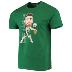 Gordon Hayward Boston Celtics '47 Bobblehead T-Shirt Heathered Kelly Green | 47 brand outlet