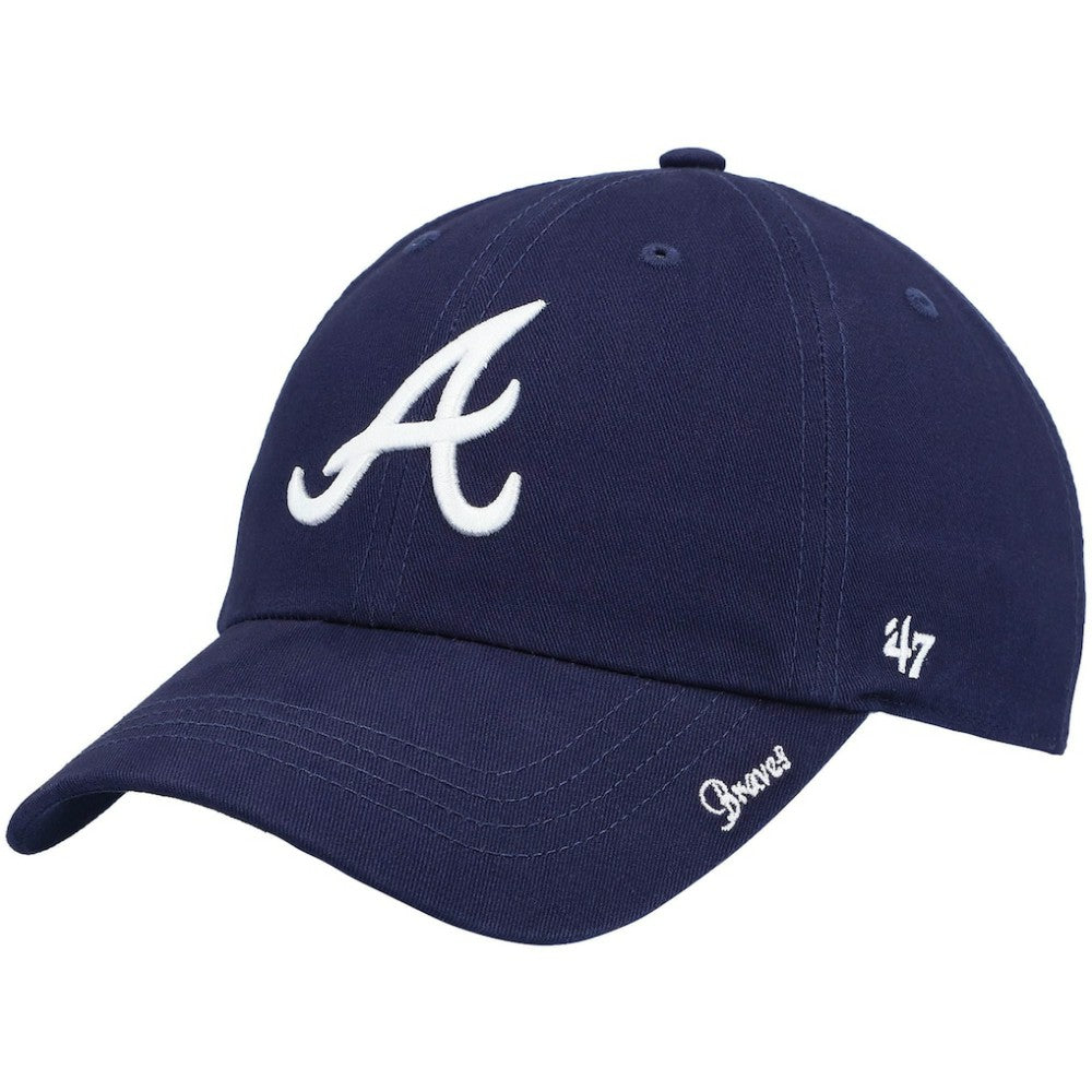 Atlanta Braves '47 Women's Team Miata Clean Up Adjustable Hat - Navy - 47 brand Online