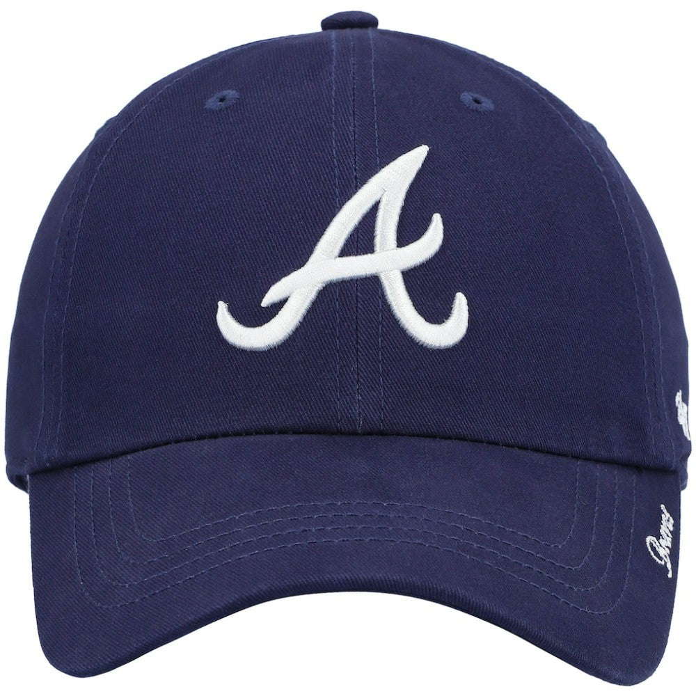 Atlanta Braves '47 Women's Team Miata Clean Up Adjustable Hat - Navy - 47 brand Online