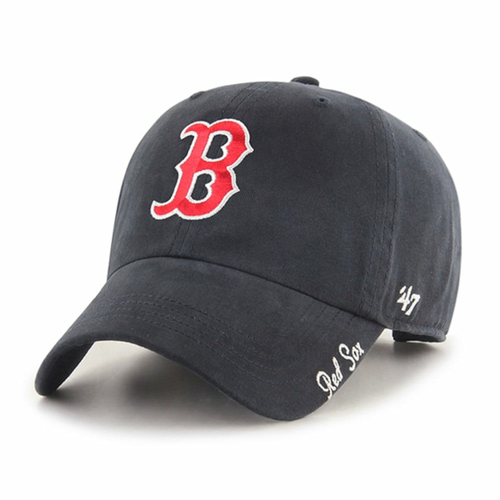 Boston Red Sox '47 Women's Team Miata Clean Up Adjustable Hat - Navy - 47 brand Discount
