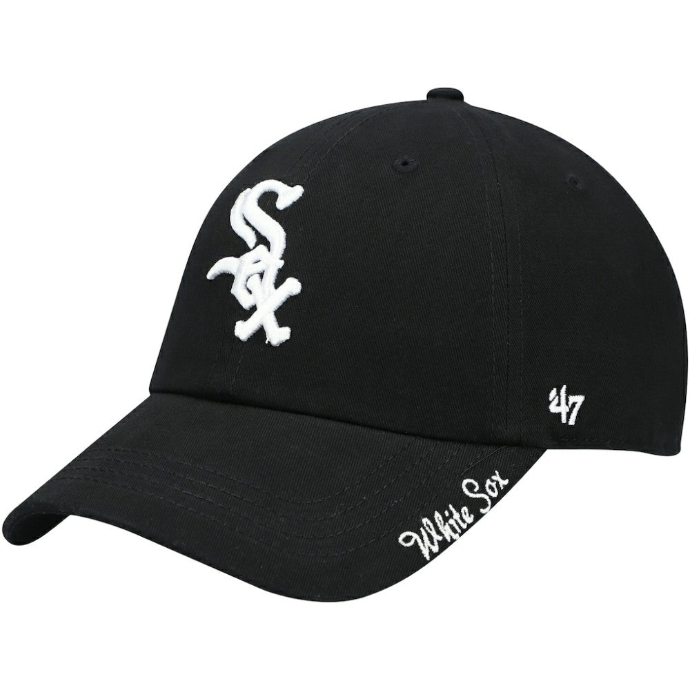 Chicago White Sox '47 Women's Team Miata Clean Up Adjustable Hat - Black - 47 brand Sale