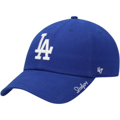 Los Angeles Dodgers '47 Women's Team Miata Clean Up Adjustable Hat - Royal - 47 brand Lifestyle