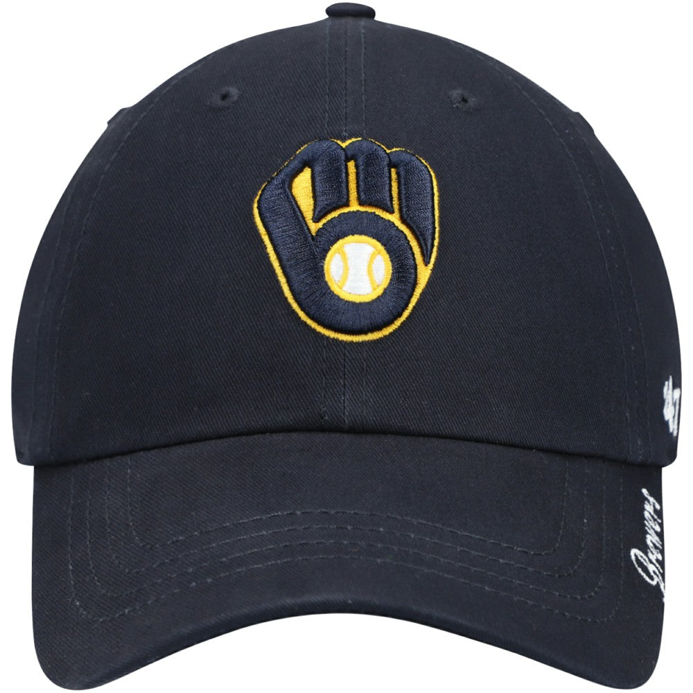 Milwaukee Brewers '47 Women's Team Miata Clean Up Adjustable Hat - Navy - 47 brand Sale