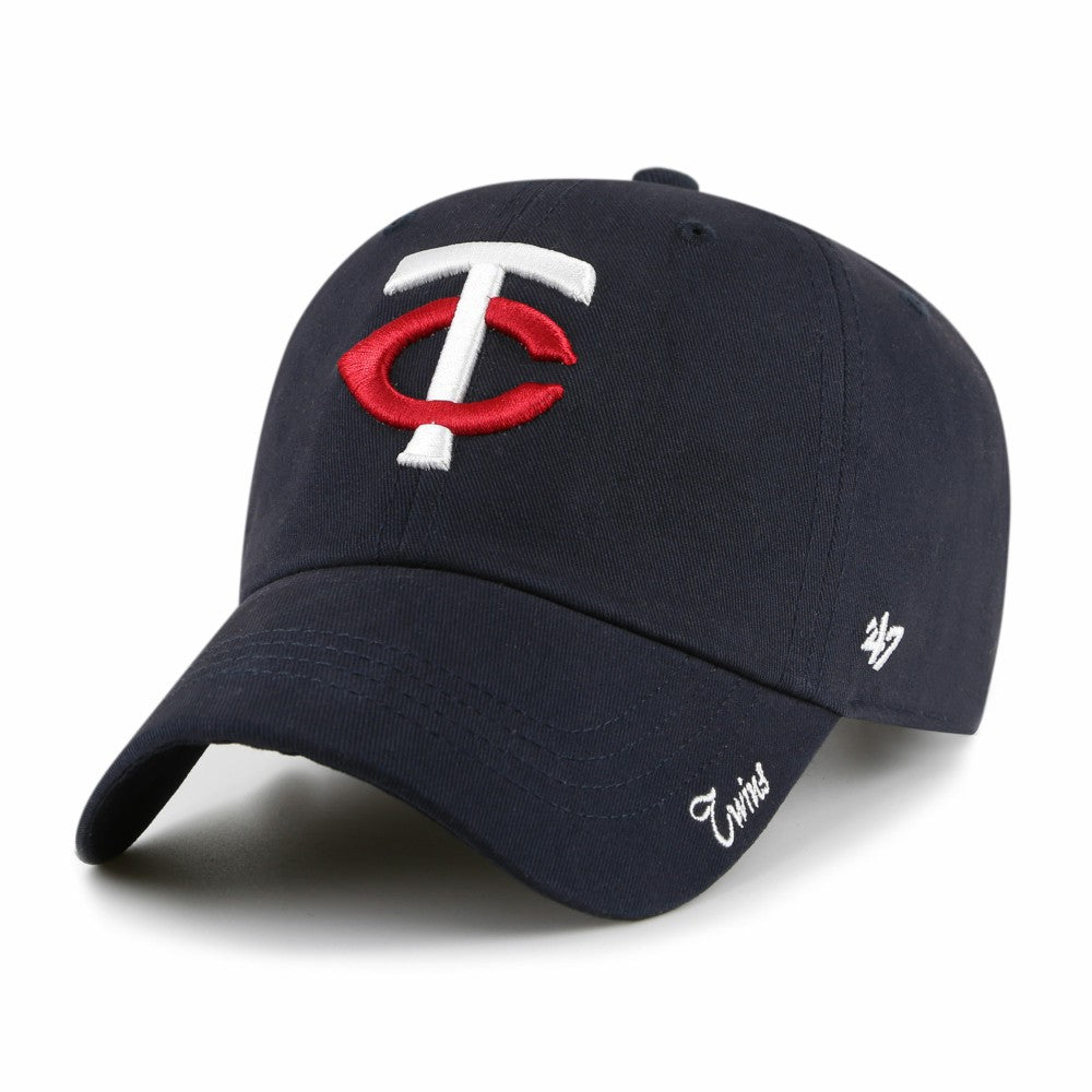 Minnesota Twins '47 Women's Team Miata Clean Up Adjustable Hat - Navy - 47 brand Sale