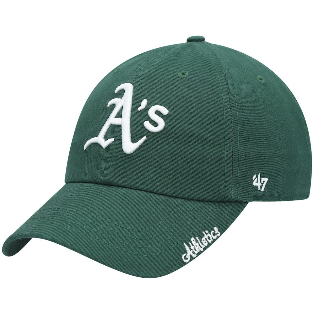Athletics '47 Women's Team Miata Clean Up Adjustable Hat - Green - 47 brand Sale