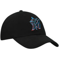 Miami Marlins '47 Women's Team Miata Clean Up Adjustable Hat - Black - 47 brand Online