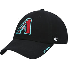 Arizona Diamondbacks '47 Women's Team Miata Clean Up Adjustable Hat - Black - 47 brand Online