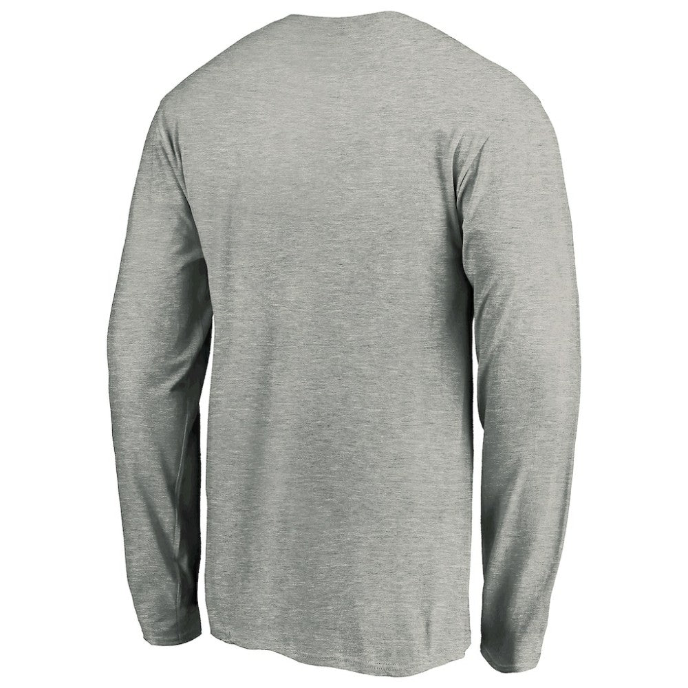 San Jose Sharks Graffiti Shark Long Sleeve T-Shirt - Heather Gray - NHL 3800094