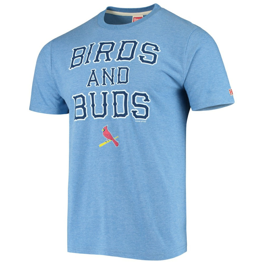 St. Louis Cardinals Hyperlocal Tri-Blend T-Shirt - Light Blue - MLB Online