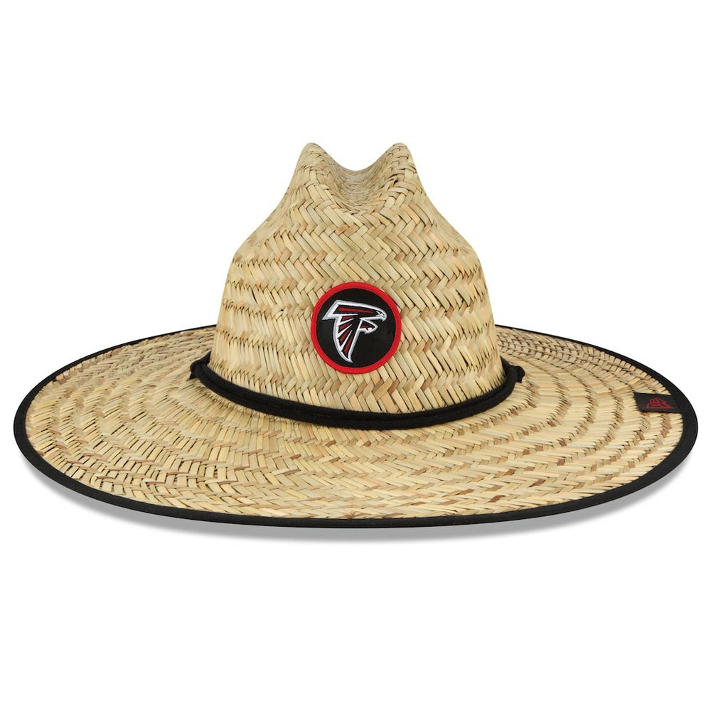 Atlanta Falcons New Era NFL Training Camp Straw Lifeguard Hat Natural