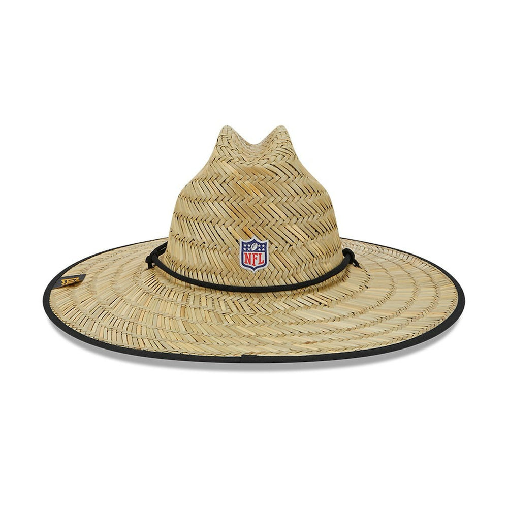 Pittsburgh Steelers New Era NFL Training Camp Straw Lifeguard Hat Natural