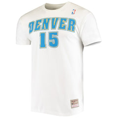 Carmelo Anthony Denver Nuggets Hardwood Classics Stitch Name & Number T-Shirt White | Mitchell & Ness online
