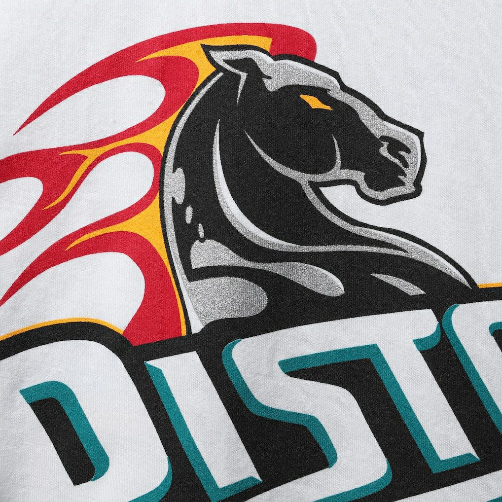 Grant Hill Detroit Pistons Hardwood Classics Stitch Name & Number T-Shirt for sale White | Mitchell & Ness Near Me