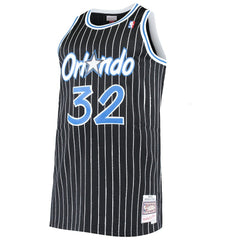 Shaquille O'Neal Orlando Magic Big & Tall Hardwood Classics Jersey Black | Mitchell & Ness Lifestyle