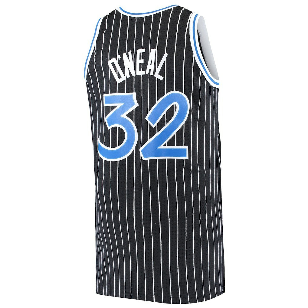 Shaquille O'Neal Orlando Magic Big & Tall Hardwood Classics Jersey Black | Mitchell & Ness Lifestyle