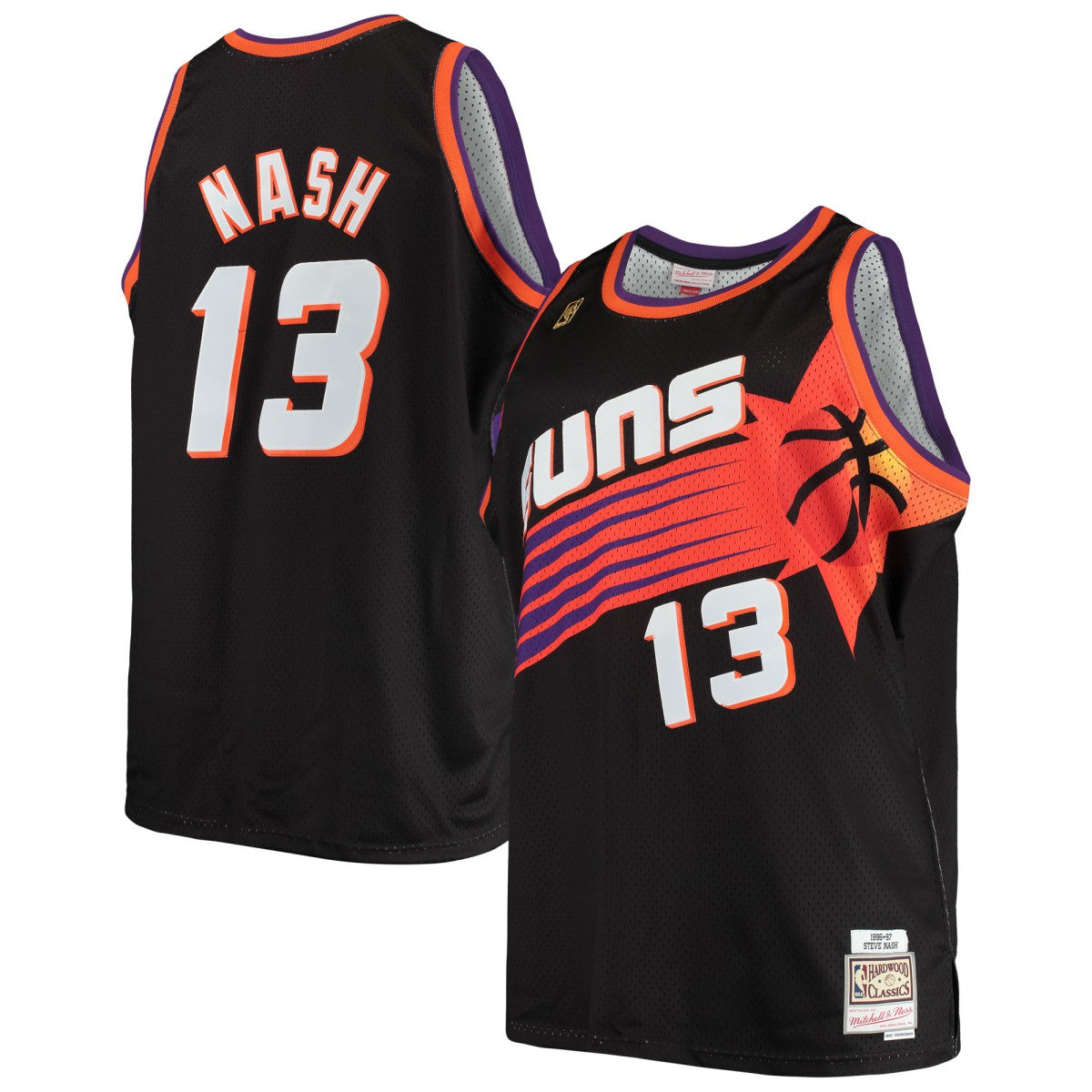 Steve Nash Phoenix Suns 1996/97 Big & Tall Hardwood Classics Swingman Jersey Black | Mitchell & Ness outlet