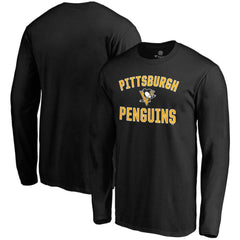 Pittsburgh Penguins Fanatics Team Victory Arch Long Sleeve T-Shirt - Black - NHL 3808148