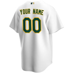 Athletics Nike Home Replica Custom Jersey - White - Nike Discount