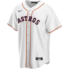 Houston Astros Nike Home Replica Custom Jersey - White - Nike Sale