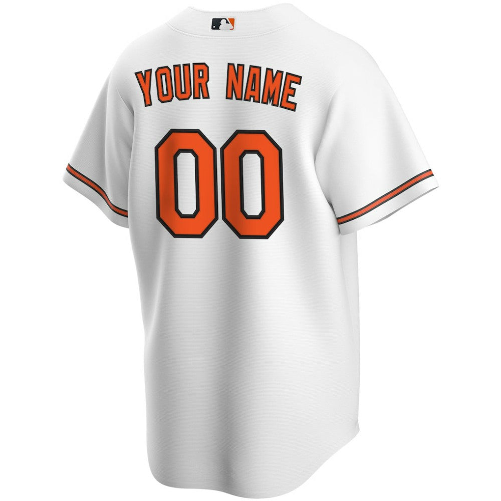 Baltimore Orioles Nike Home Replica Custom Jersey - White - Nike Sale