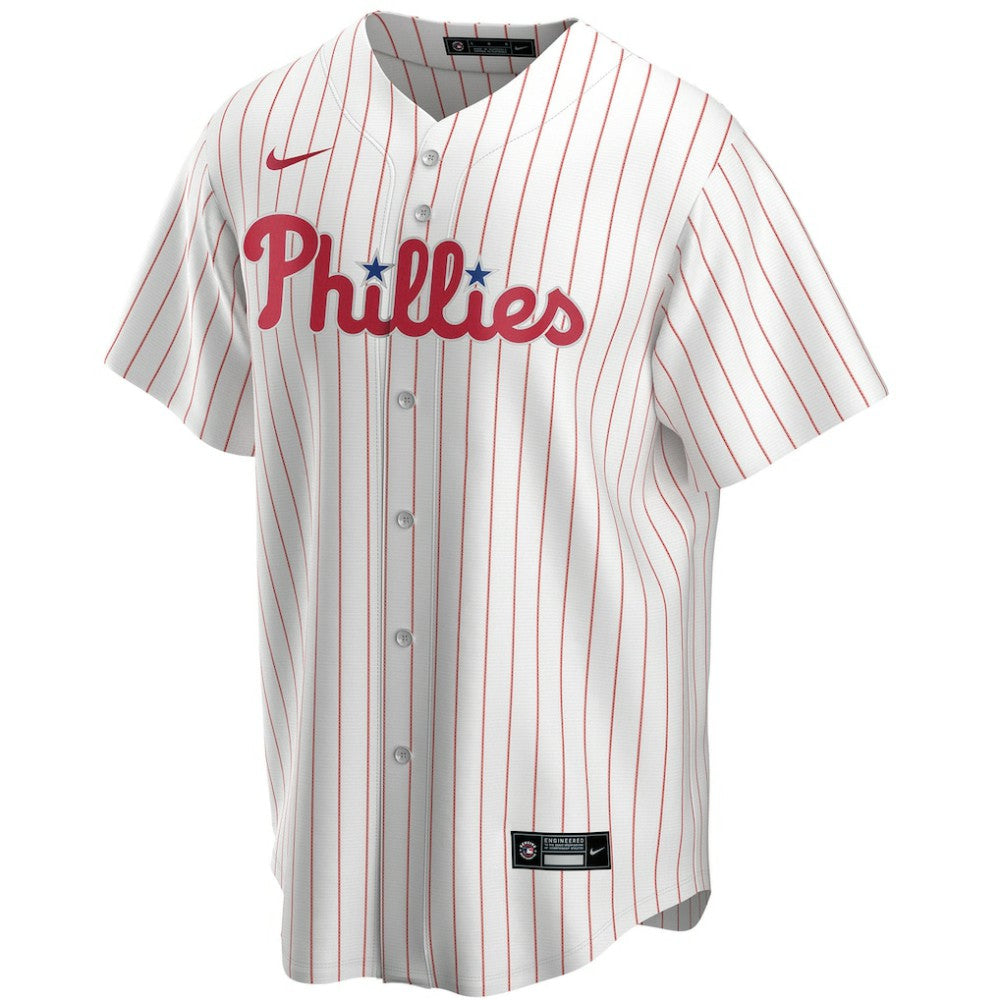 Philadelphia Phillies Nike Home Replica Custom Jersey - White - Nike Online