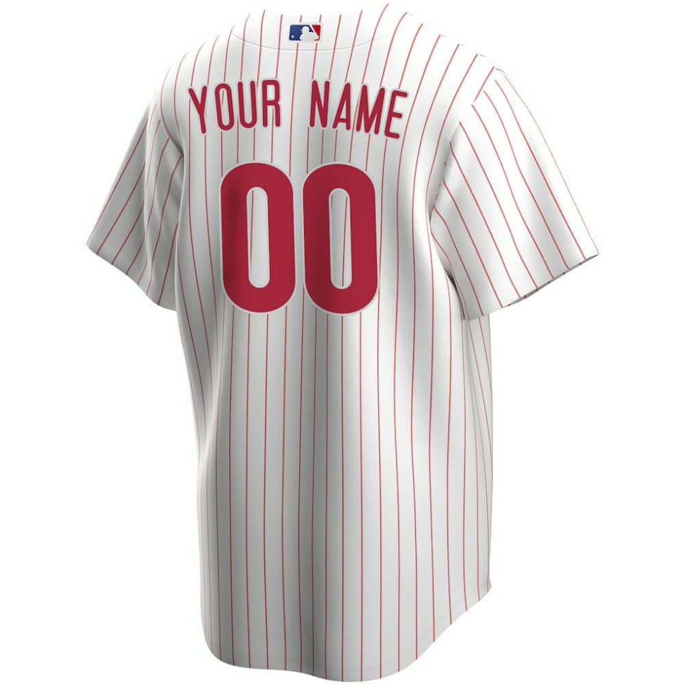 Philadelphia Phillies Nike Home Replica Custom Jersey - White - Nike Online