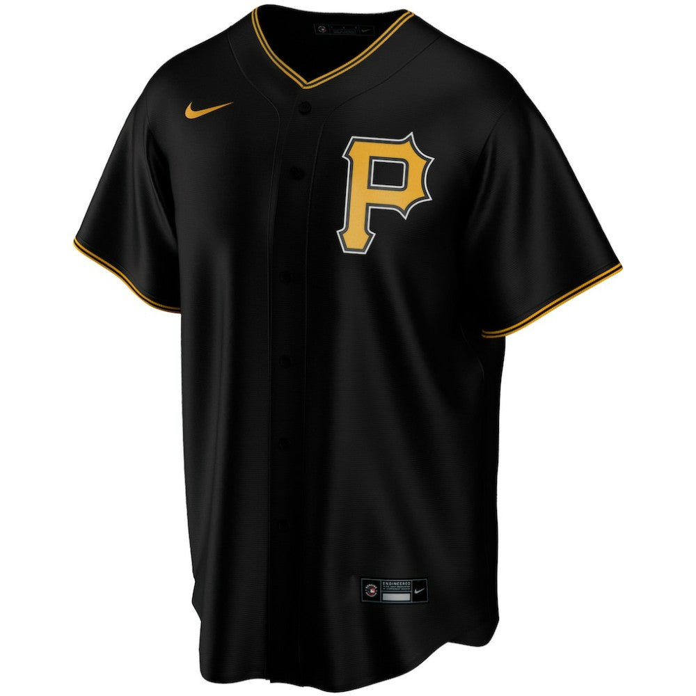 Pittsburgh Pirates Nike Alternate Replica Custom Jersey - Black - Nike Online