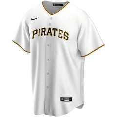 Pittsburgh Pirates Nike Home Replica Custom Jersey - White - Nike Sale