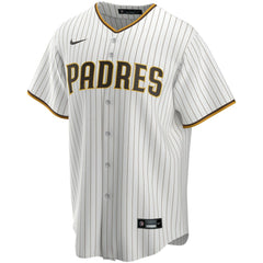 San Diego Padres Nike Home Replica Custom Jersey - White - Nike Lifestyle