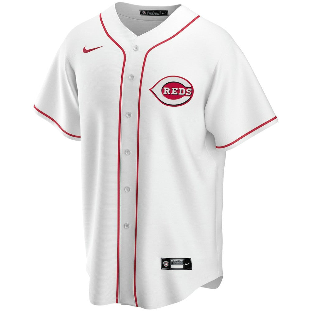 Cincinnati Reds Nike Home Replica Custom Jersey - White - Nike Sale