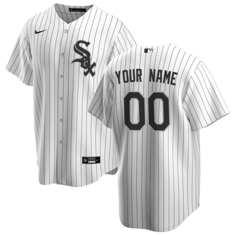 Chicago White Sox Nike Home Replica Custom Jersey - White - Nike Lifestyle