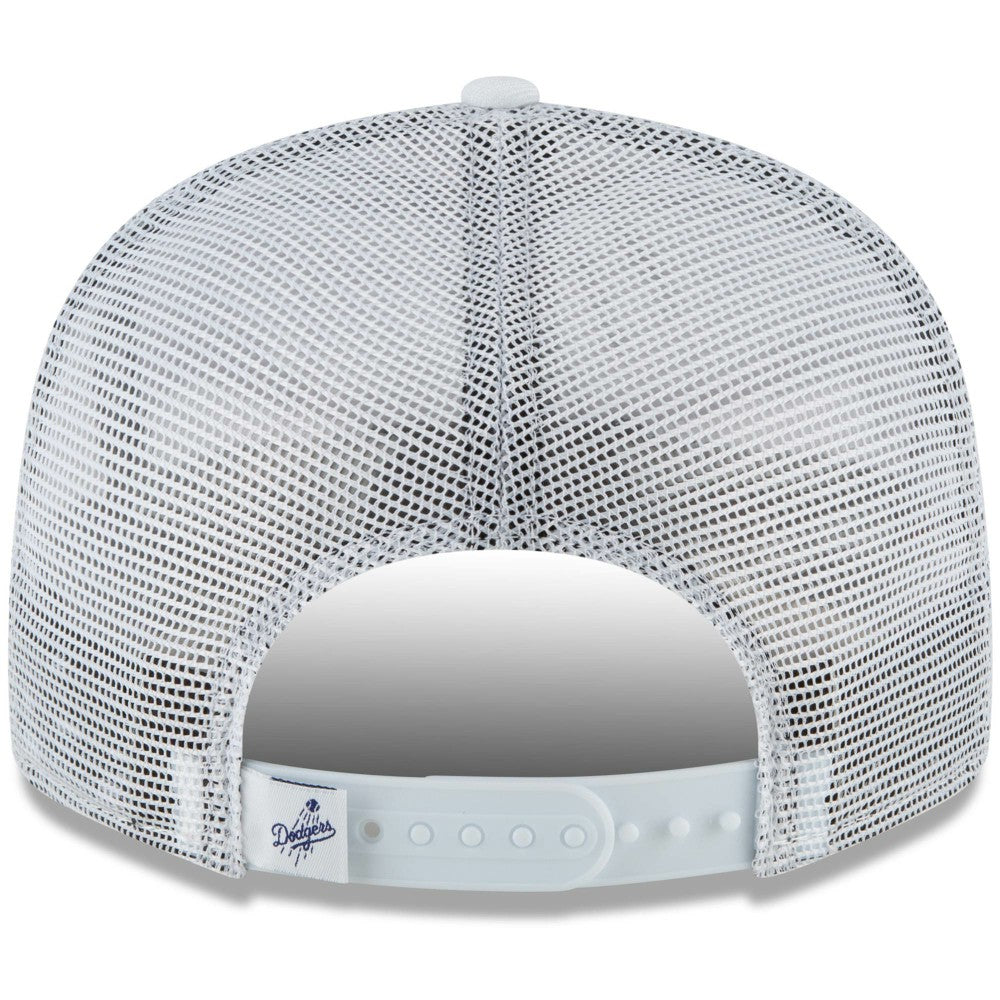 Los Angeles Dodgers New Era Elements Trucker 9FIFTY Snapback Hat - White - New Era on Sale